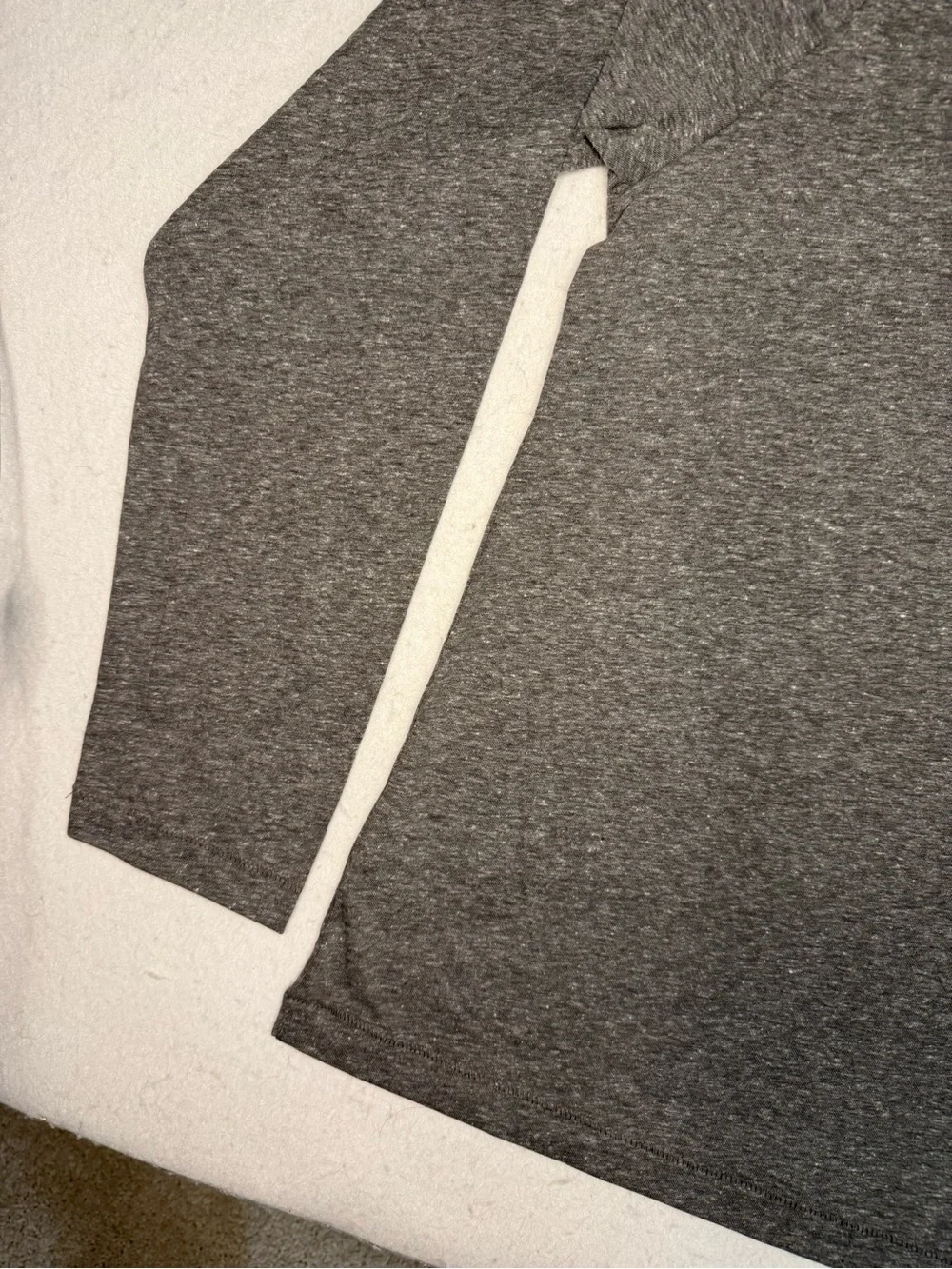 UGG Pajama Soft Sleepwear Mens XL Long Sleeve Heather Gray Pullover Shirt EUC